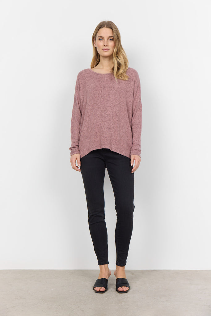 Soya Concept Biara round neck Top- Blush