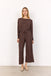 Soya Concept Brown Biara long sleeved top