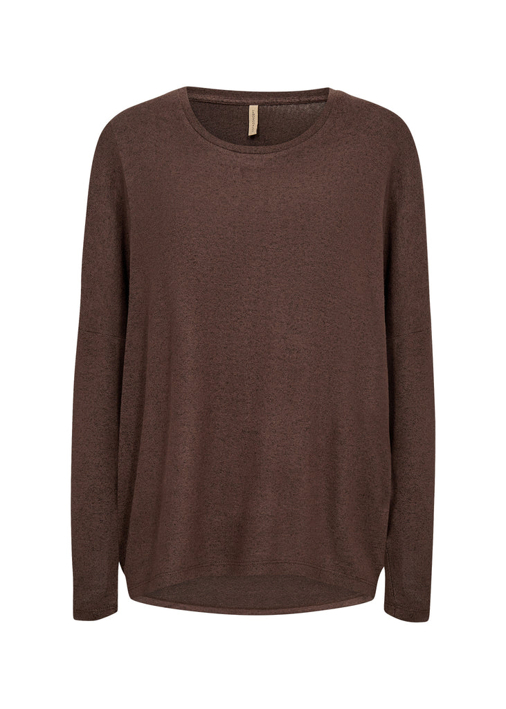 Soya Concept Brown Biara long sleeved top