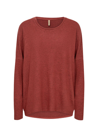 Soya Concept Burnt Orange Biara Long sleeve Top