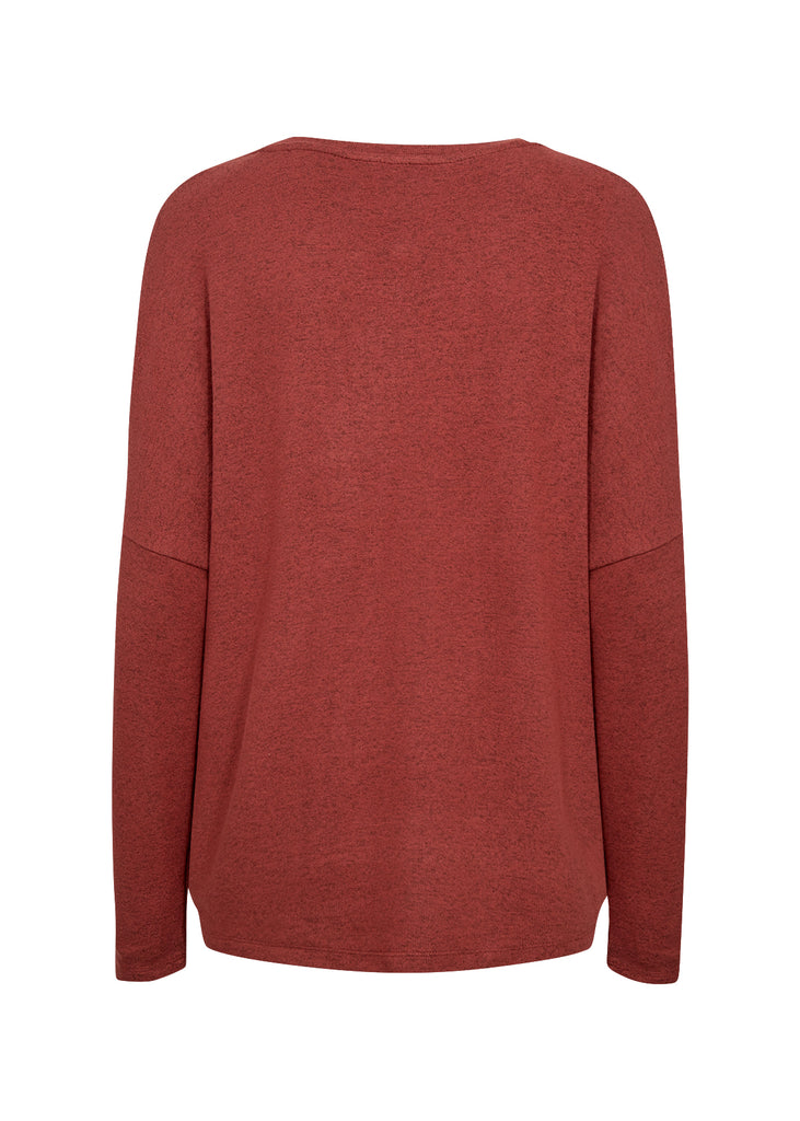 Soya Concept Burnt Orange Biara Long sleeve Top
