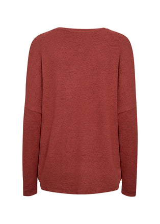 Soya Concept Burnt Orange Biara Long sleeve Top