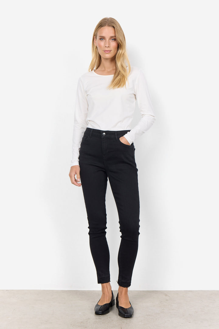 Soya Concept Pylle Long Sleeved Top - Off White