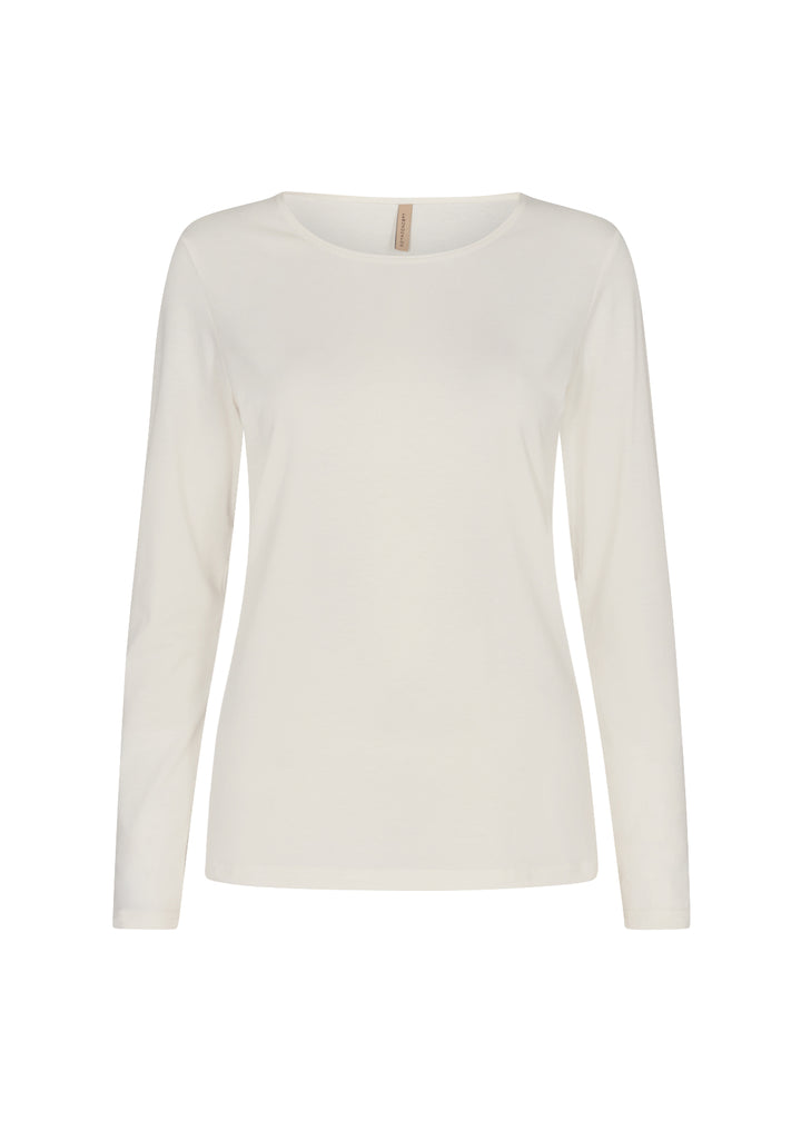 Soya Concept Pylle Long Sleeved Top - Off White