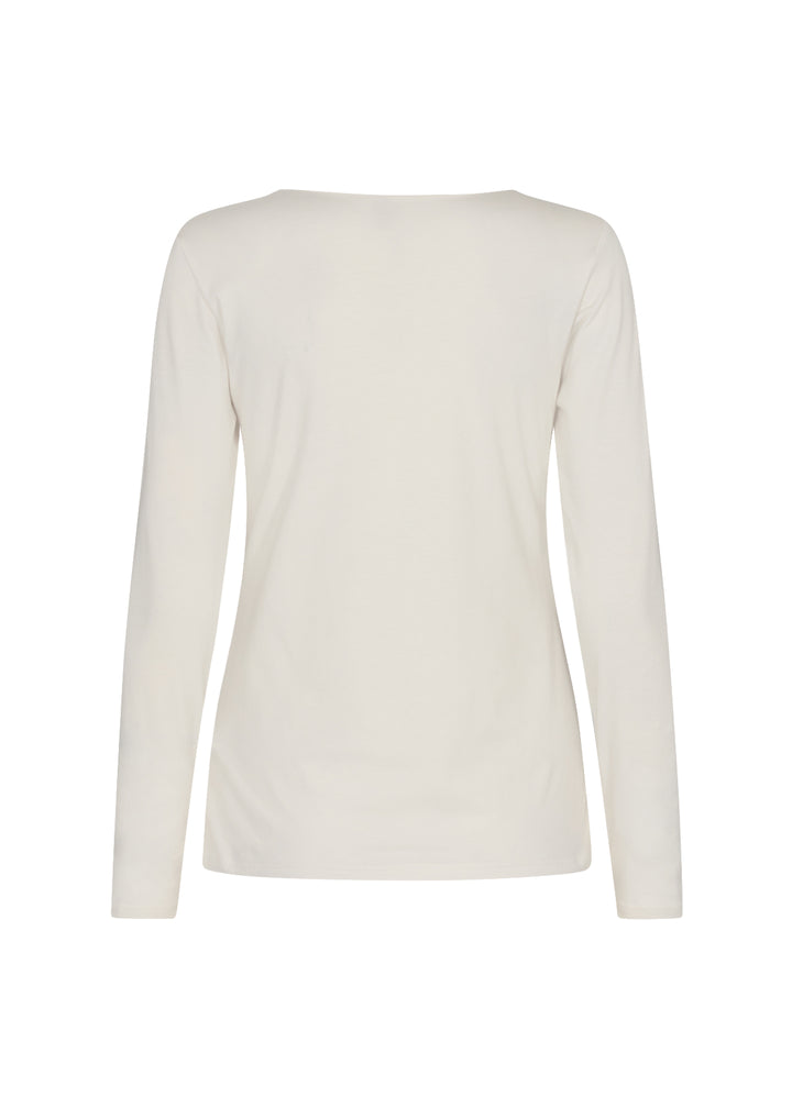 Soya Concept Pylle Long Sleeved Top - Off White