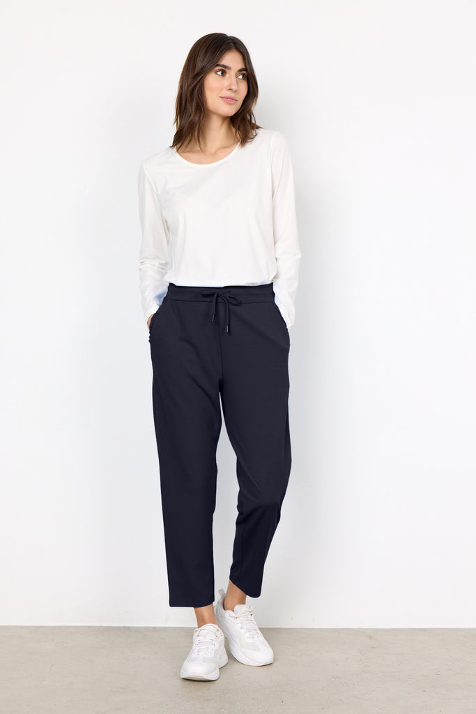 Soya Concept SC-Siham 2 Pants - Navy