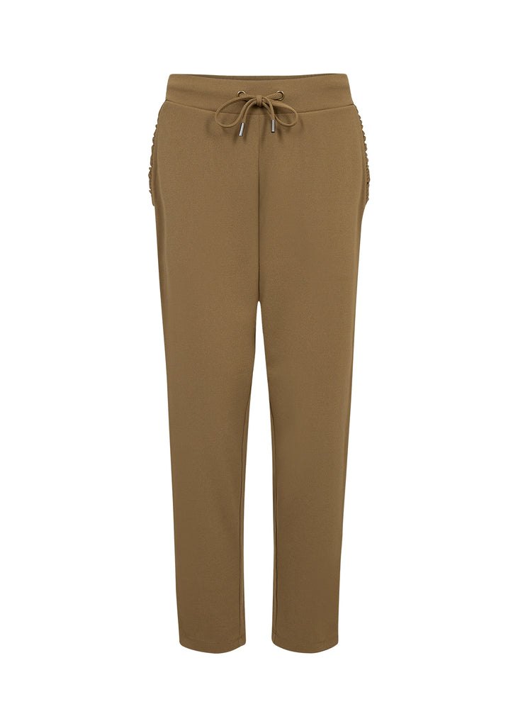 Soya Concept Khaki Siham Cropped Trousers