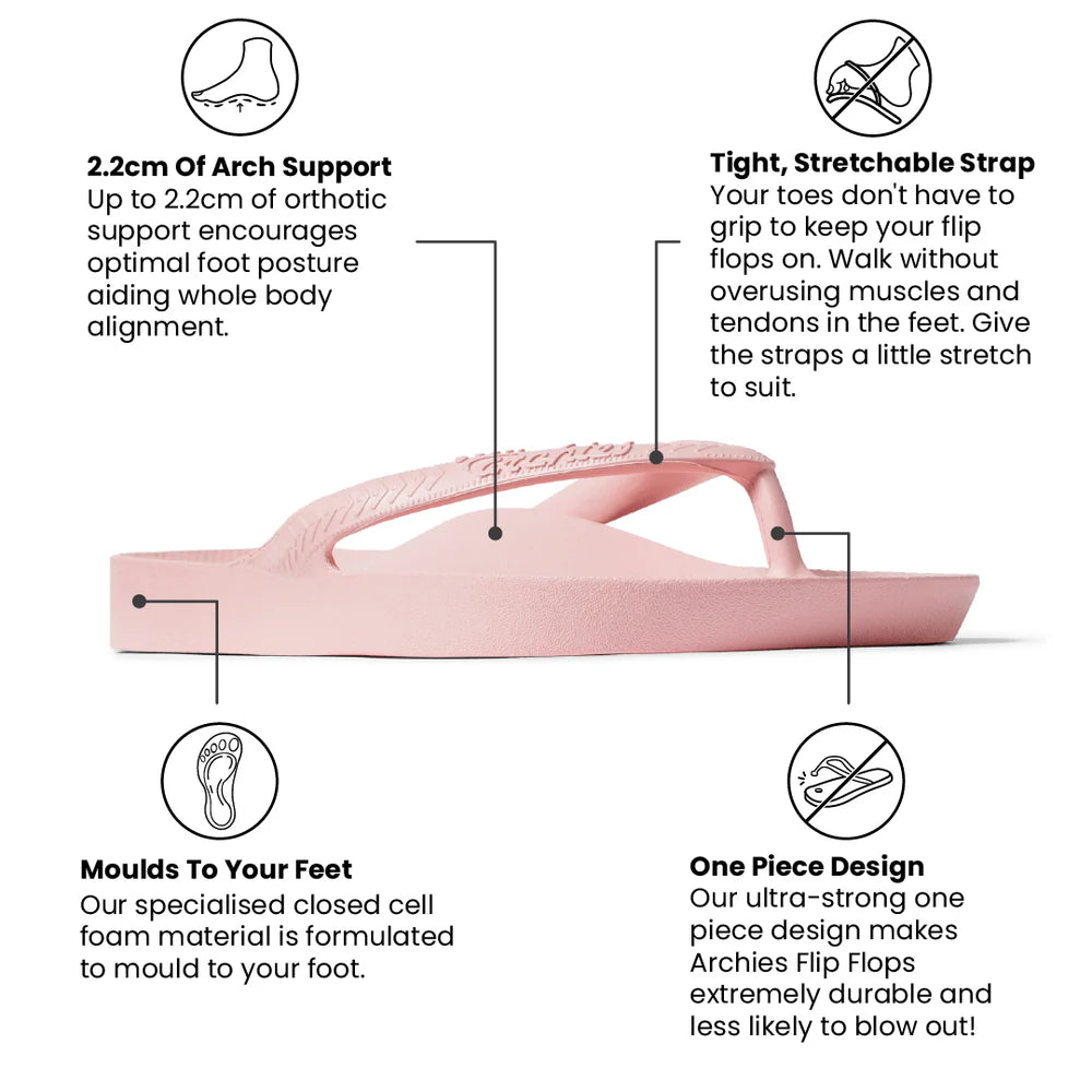 Archies Flip Flops- Pink