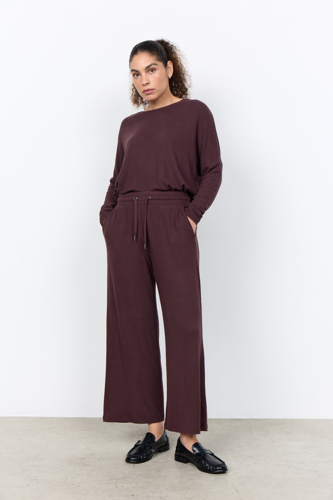 Soya Concept Biara 74 Trousers-Chocolate