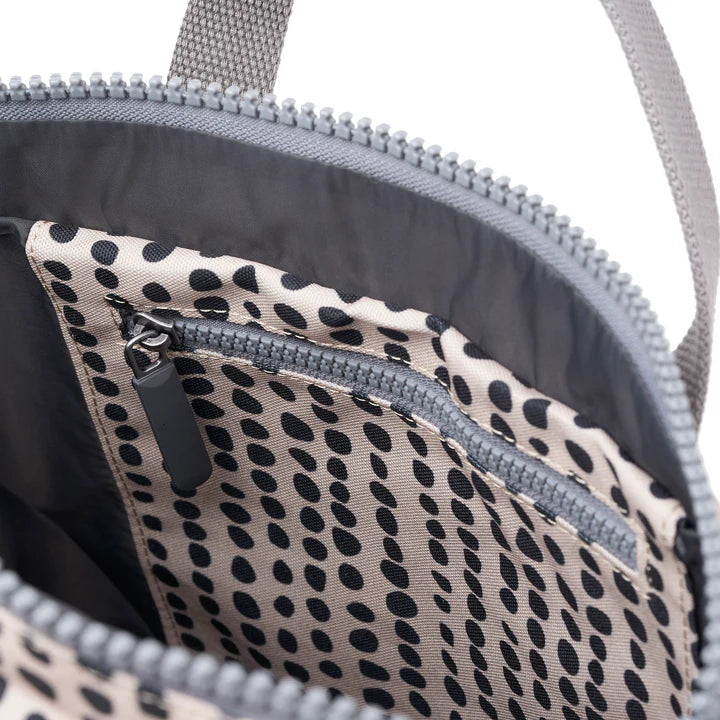 Roka London CanfieldB Medium Backpack- Linear Dot