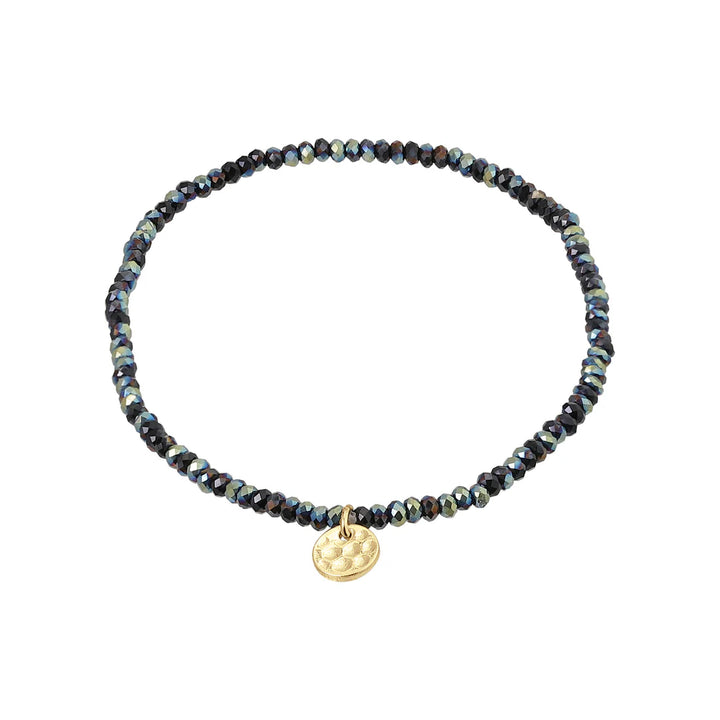 Pilgrim Indie Bracelet Grey, Gold-Plated
