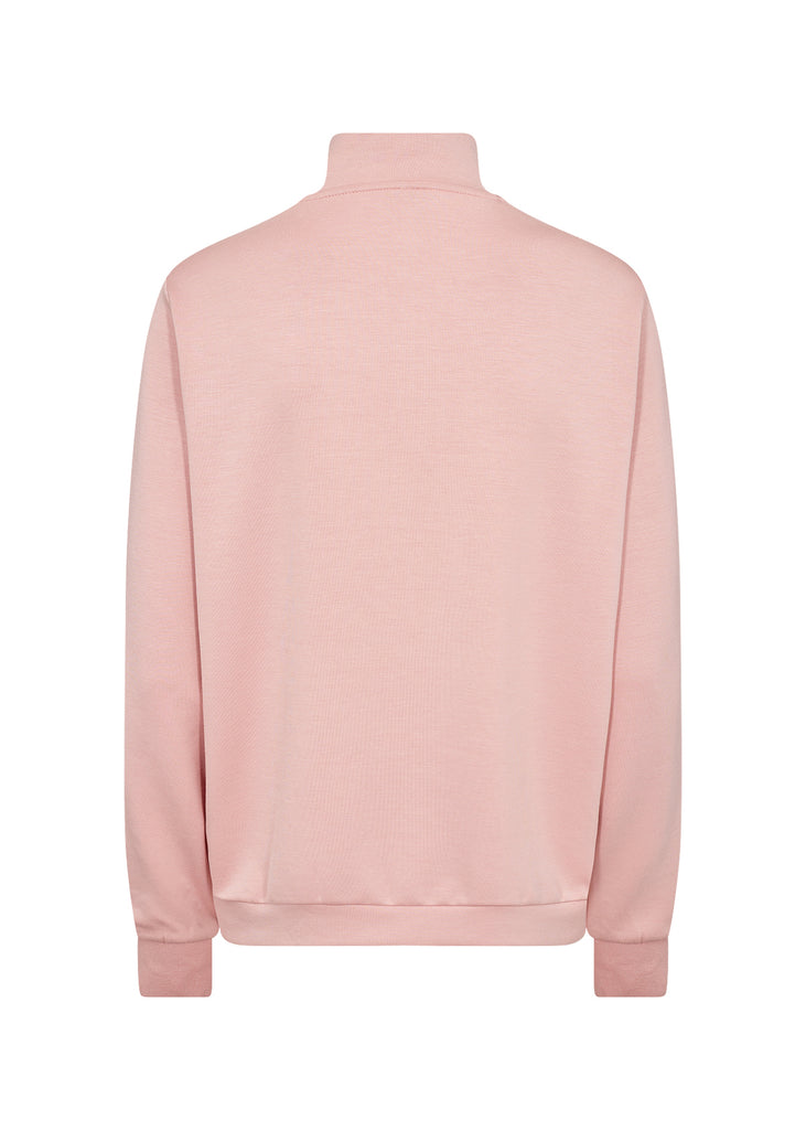 Soya Concept Banu 187 Zip Sweatshirt-Blush