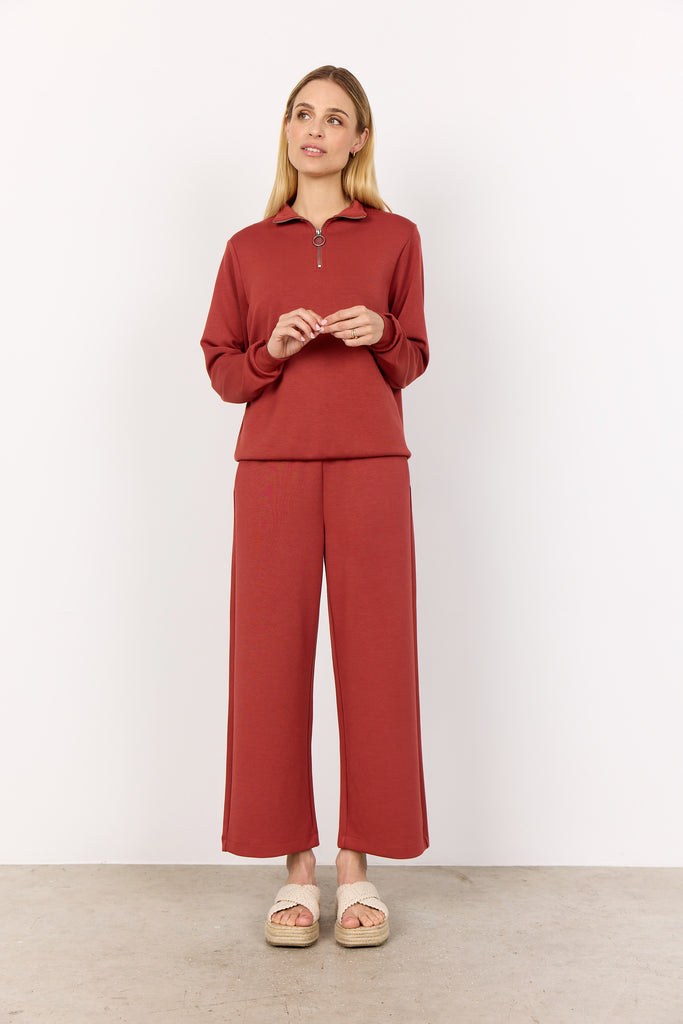 Soya Concept - 3/4 Zip up Banu Sweatshirt