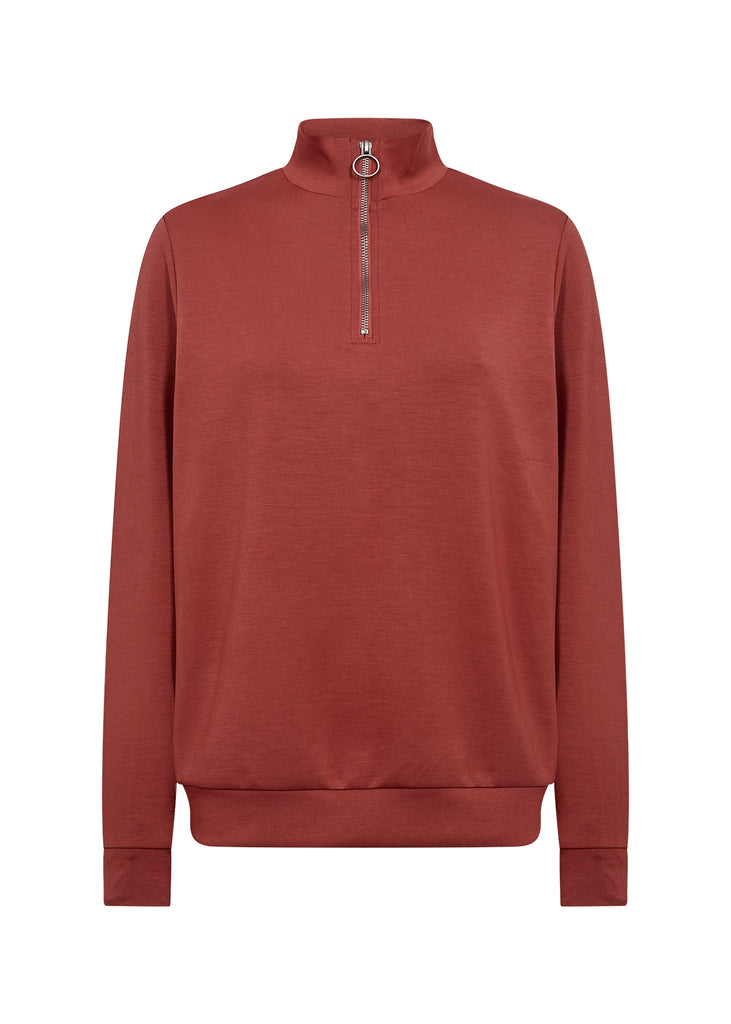 Soya Concept - 3/4 Zip up Banu Sweatshirt