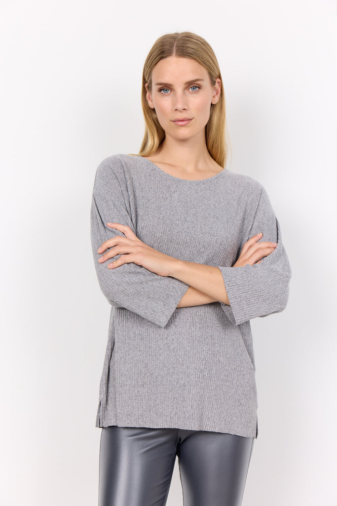 Soya Concept Inas Top- Light Grey