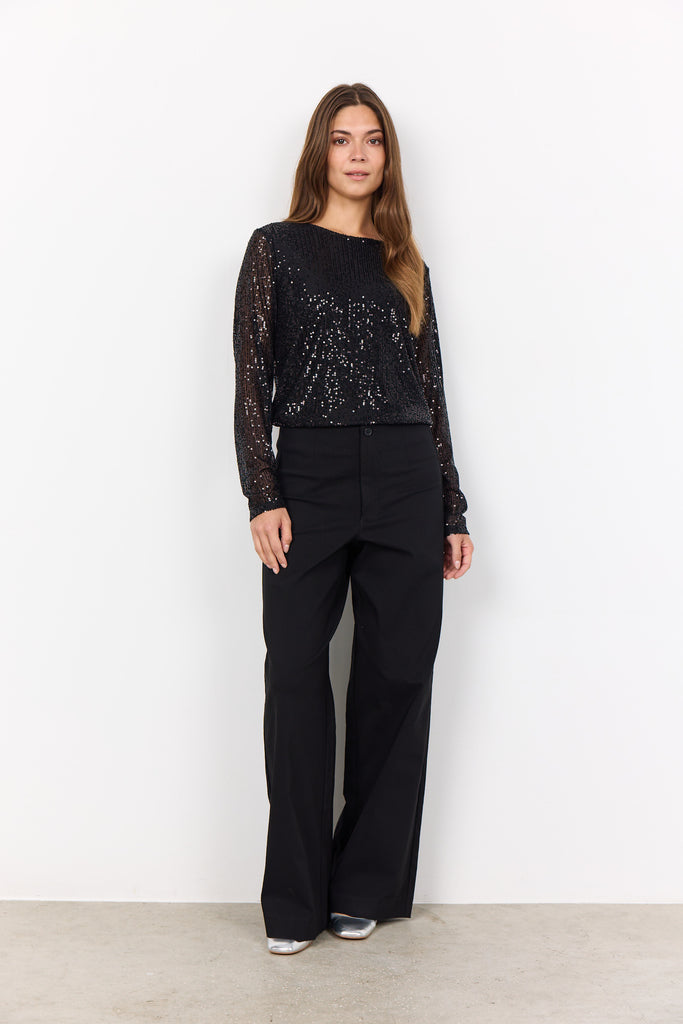 Soya Concept Nanette Top- Black