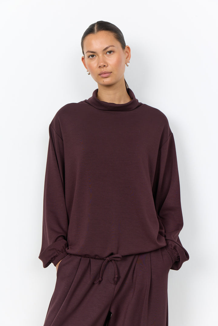 Soya Concept Banu Sweatshirt - Chocolate