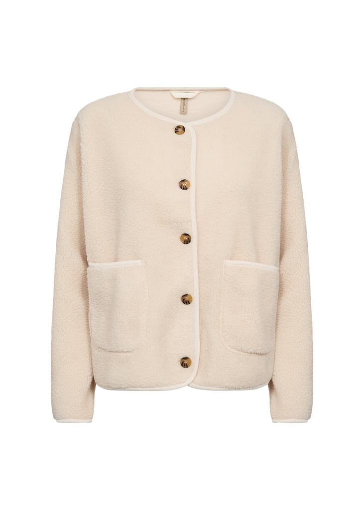 Soya Concept Onyx Teddy cardigan- Cream