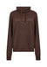 Soya concept Banu Roll neck sweatshirt- Chocolate Brown