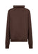 Soya concept Banu Roll neck sweatshirt- Chocolate Brown