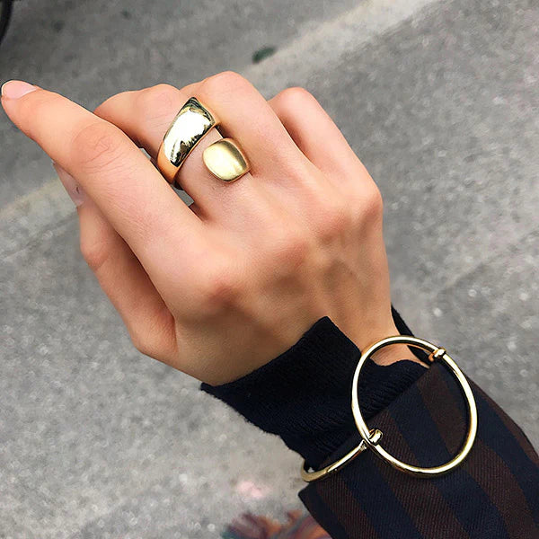 Pilgrim Alma Ring, Gold-Plated