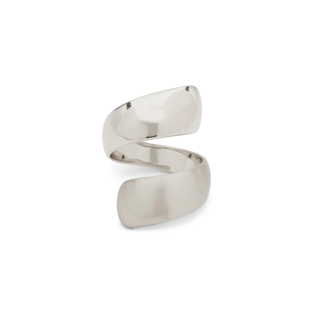 Pilgrim Alma Ring, Silver-Plated