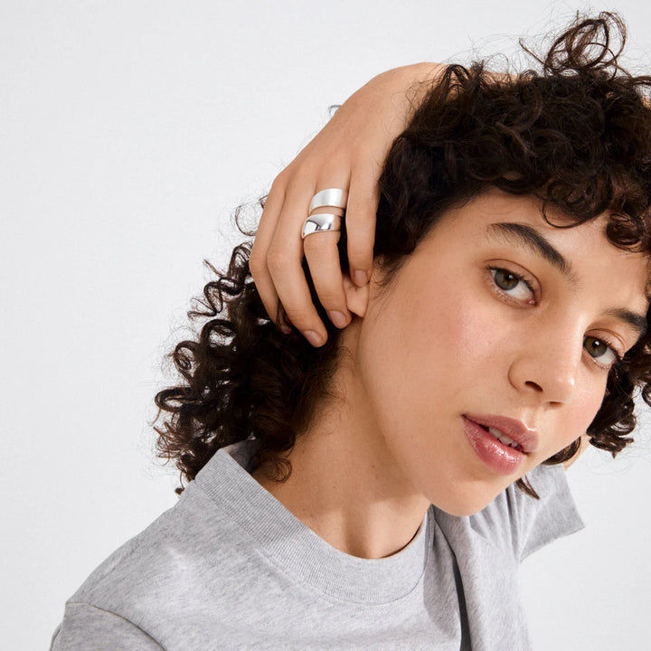 Pilgrim Alma Ring, Silver-Plated