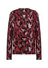 Soya Concept Marica 341 Blouse - Red Abstract Print