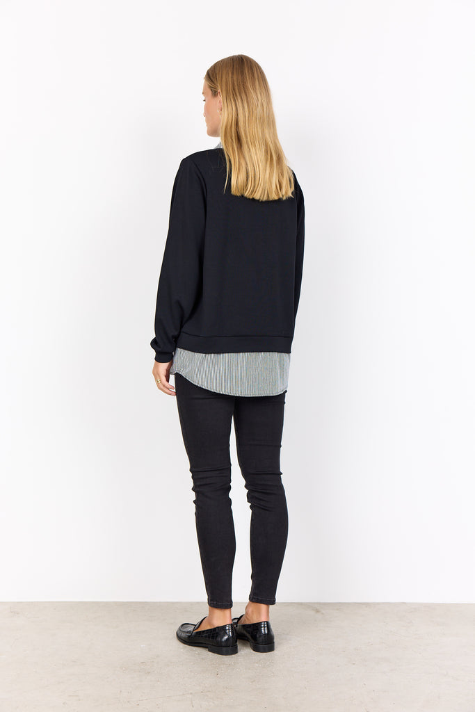 Soya Concept Banu 264 Blouse - Striped Collar