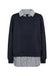 Soya Concept Banu 264 Blouse - Striped Collar
