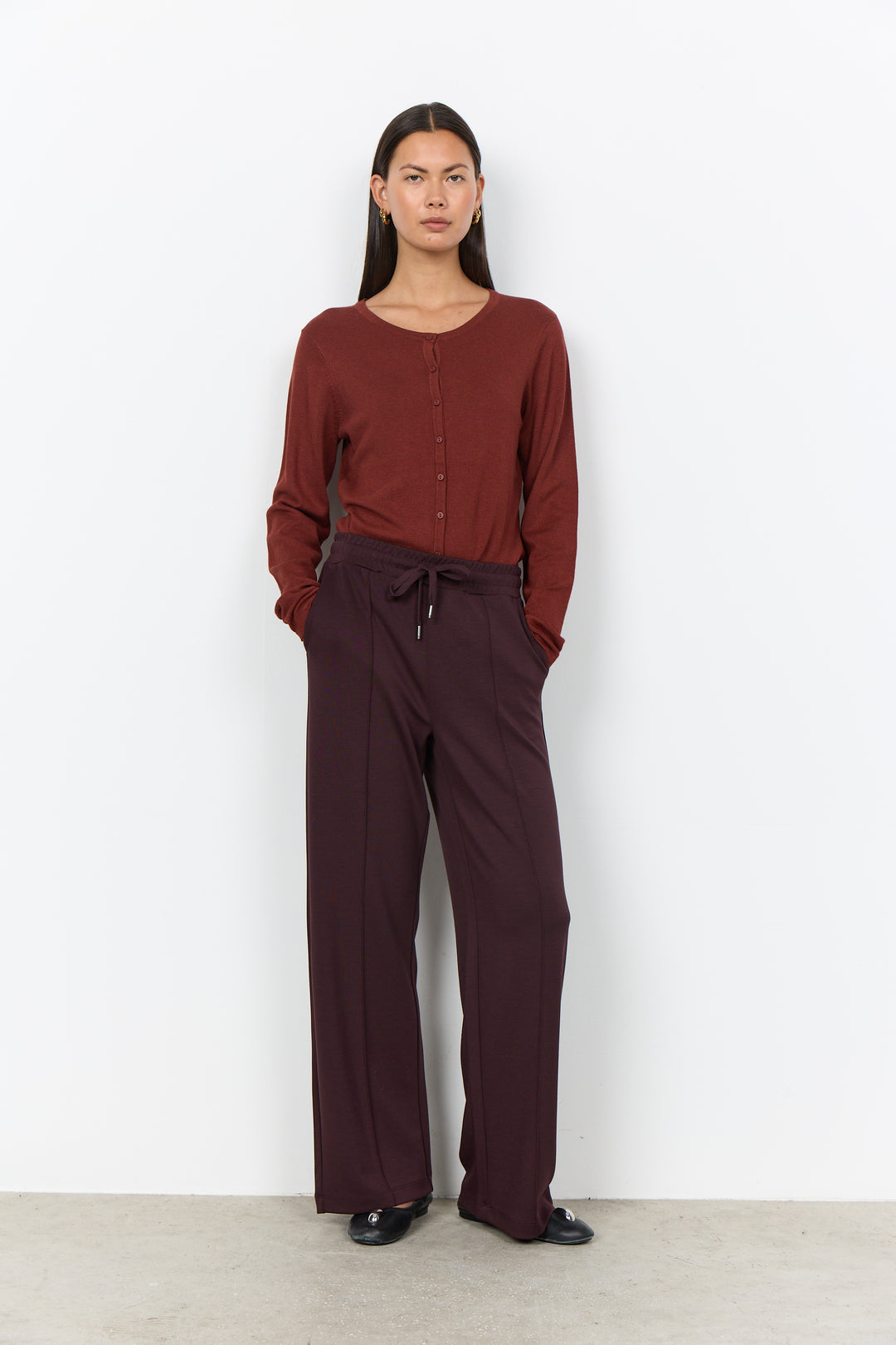 Soya Concept Banu 265 Trousers- Chocolate