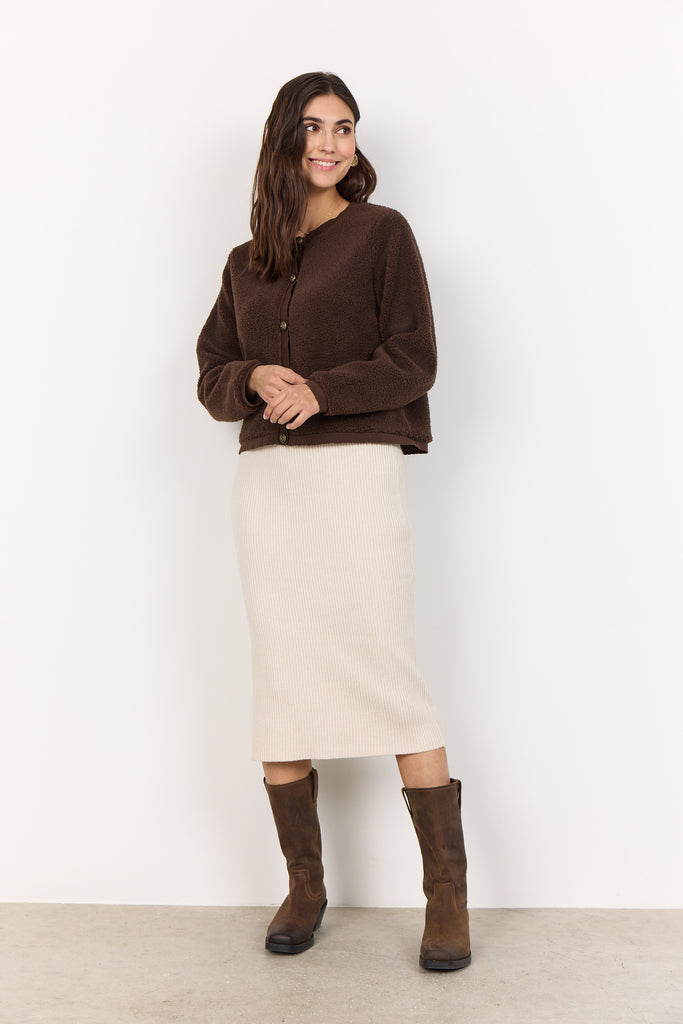 Soya Concept ONYX 7 Jacket - Textured Brown