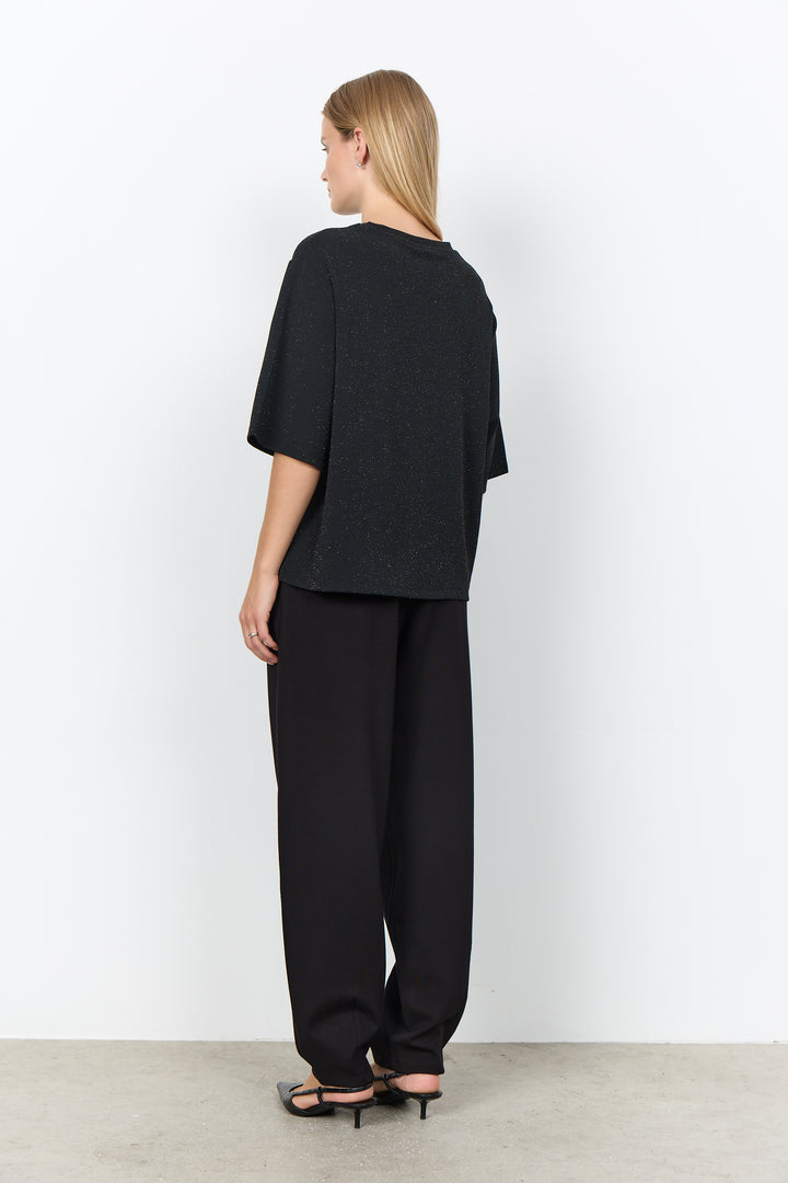 Soya Concept Andine T-Shirt - Black Shimmer