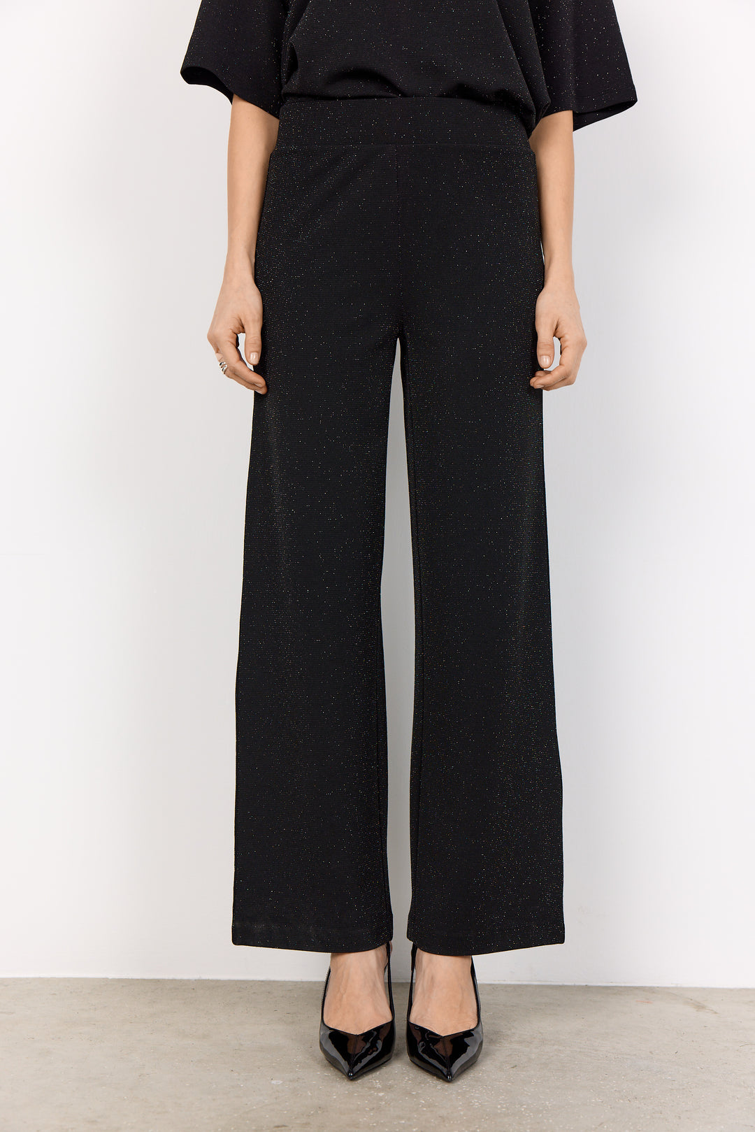 Soya Concept Andine Pants - Black Shimmer