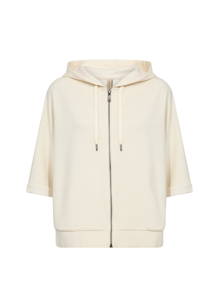 Soya Concept Banu Zip Up Top- Off White