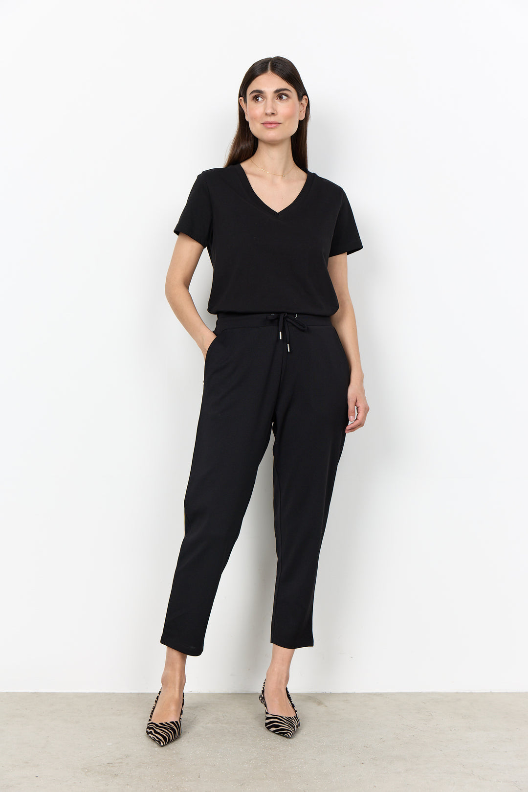 Soya Concept SC Siham 101 Black Trousers