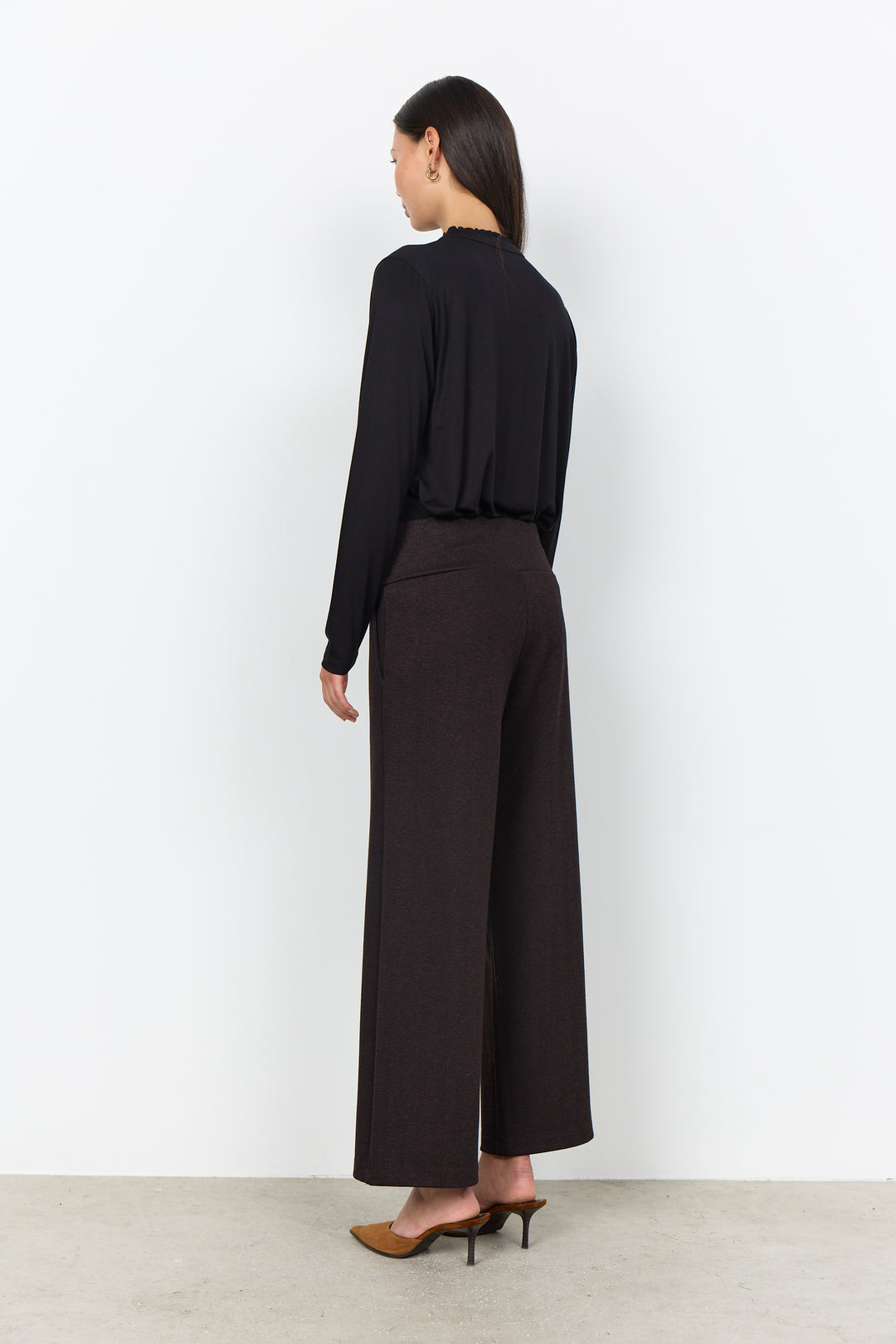 Soya Concept Hebe Trousers - Chocolate Brown