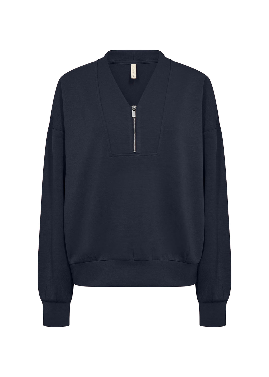 Soya Concept Banu 334 Zip Jumper-  Navy