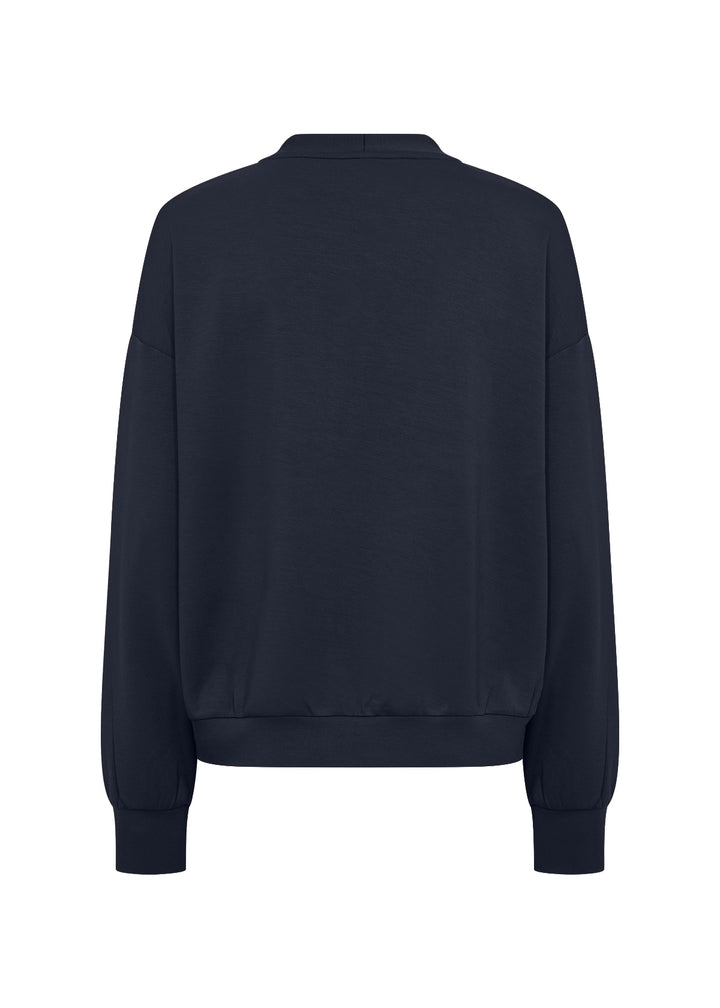 Soya Concept Banu 334 Zip Jumper-  Navy
