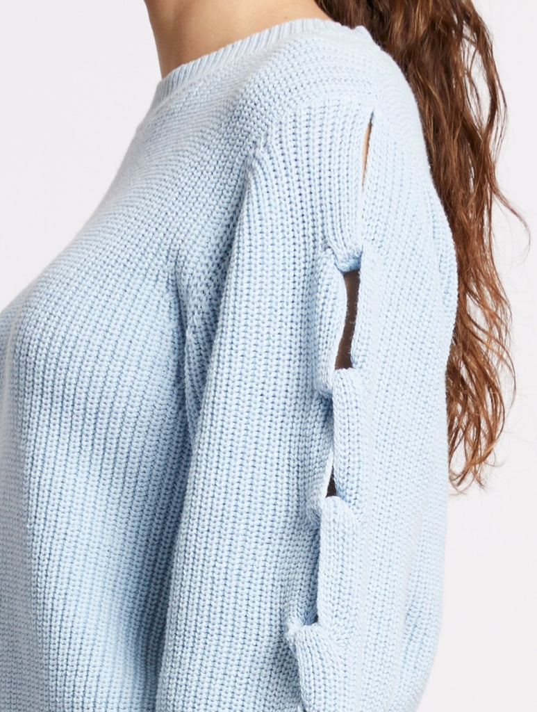 French Connection Braid Sleeve Jumper