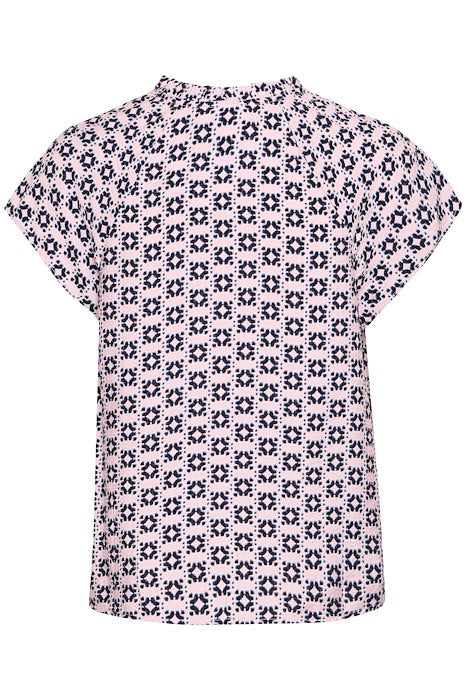Ichi Favira Top- Square IKat Aop