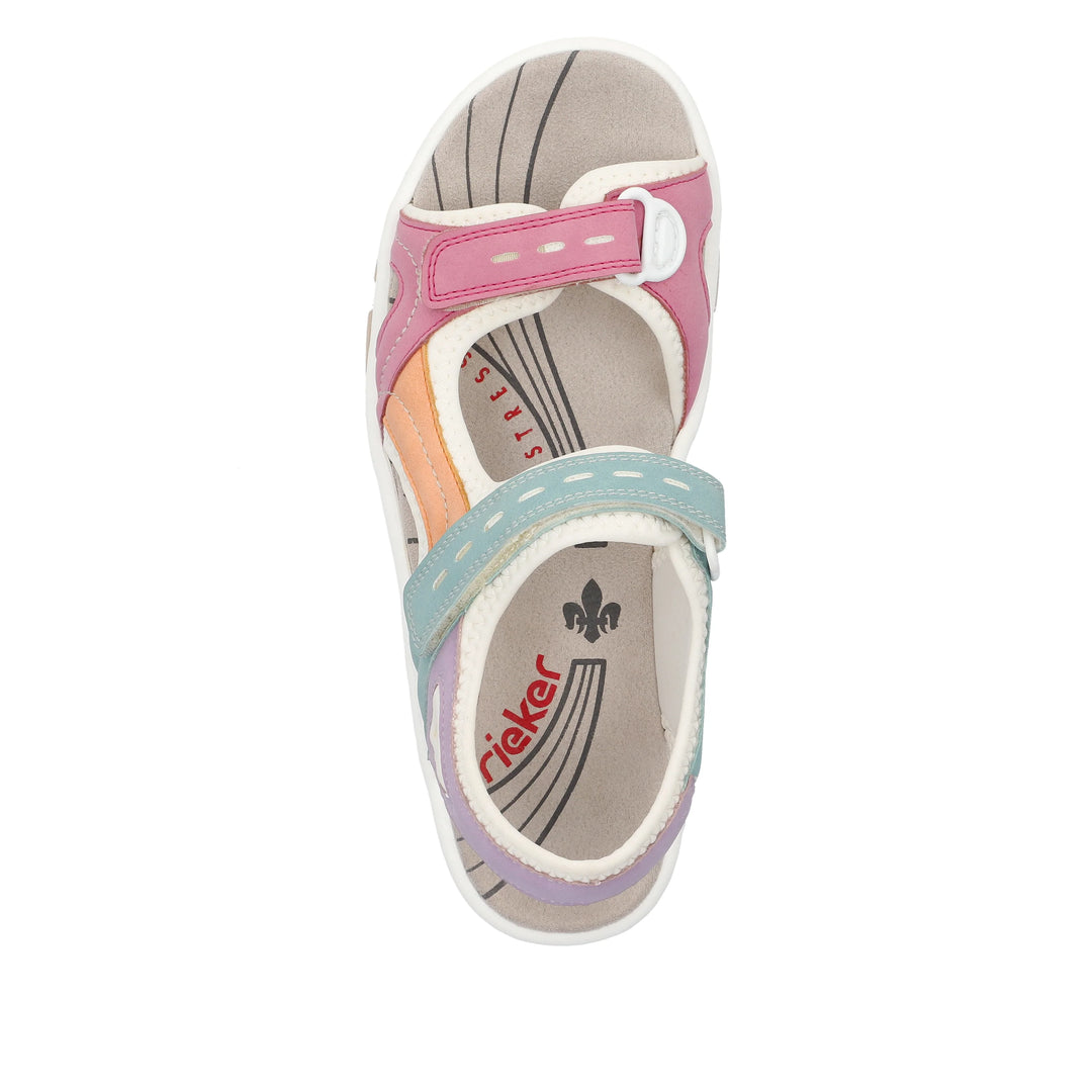 Rieker Walking sandal- Multi 68866-92