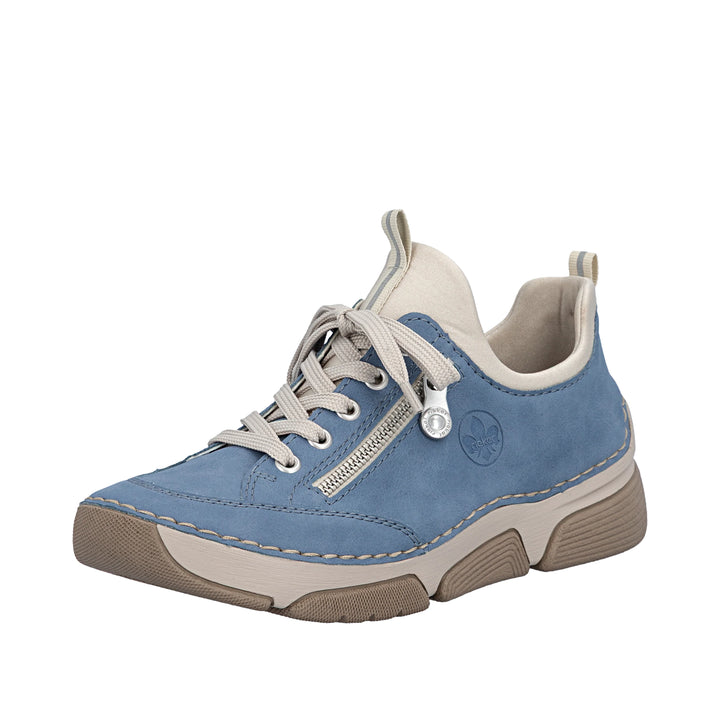 Rieker Slip-on Shoe- Blue | 45973-14