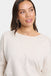 Saint Tropez Mila SZ Round Neck Pullover- Fog Melange