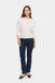 Saint Tropez Mila SZ Round Neck Pullover- Fog Melange