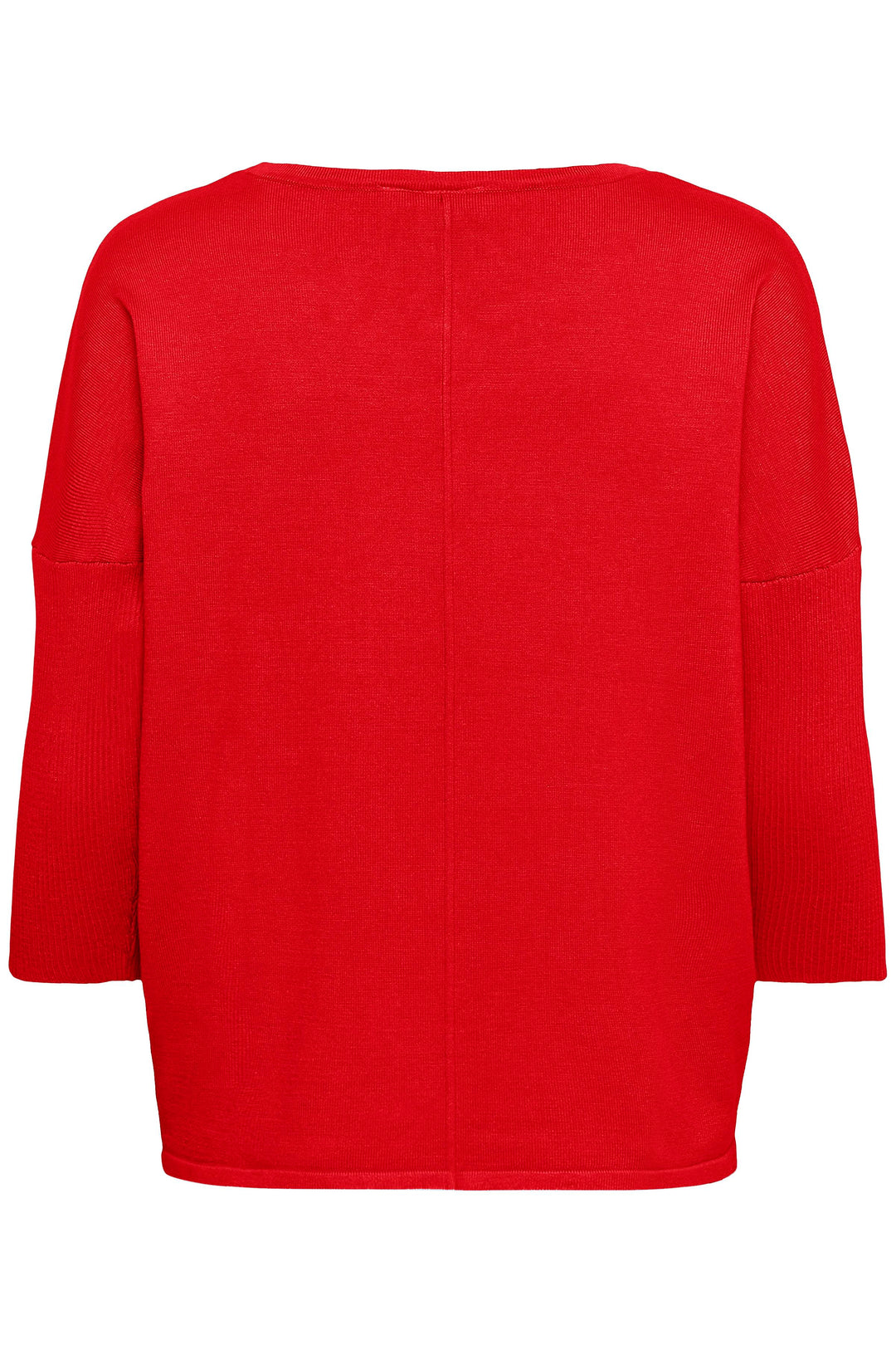 Saint Tropez Mila R-Neck Pullover - Valiant Poppy