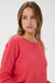 Saint Tropez MilaSZ R‑Neck Pullover – Honeysuckle Melange