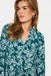 Saint Tropez EdaSZ Maxi Dress- June Bug Blue Garden Flower
