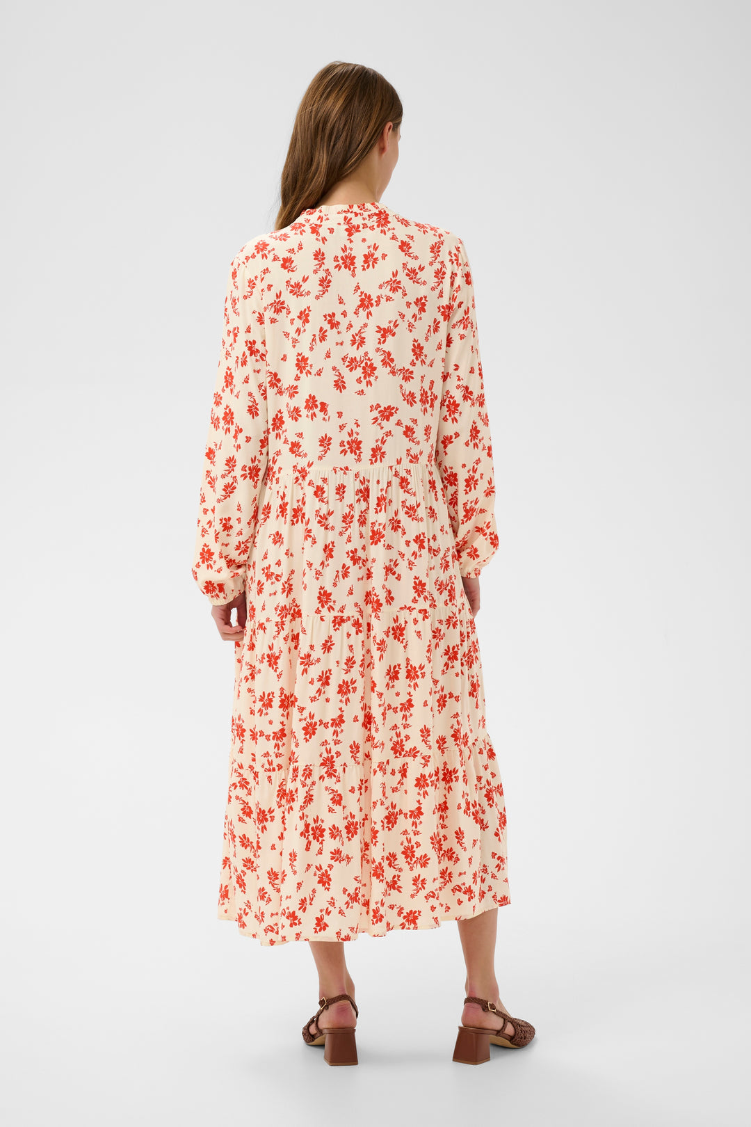 Saint Tropez EdaSZ Maxi Dress- Seedpearl Valiant Daisy