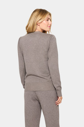 Saint Tropez Mila SZ Pullover - Iron Melange